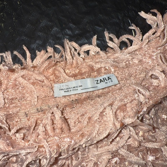 Zara Shaggy Crop Top - Picture 3 of 10